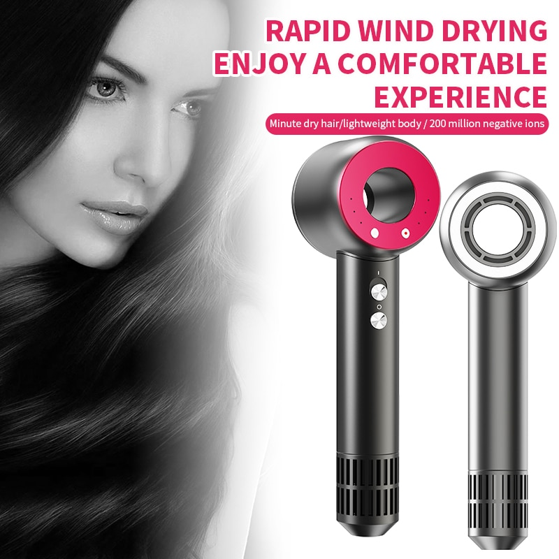 für professionelles Haar mit Düse Negative Ionic High Speed Blow Dryer Haarstyling-Geräte_voghion.com
