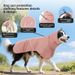 Neue Hundebekleidung für draußen: Sonnenschutz für Hunde, verstaubar und leicht zu transportieren. Wasserdichte und winddichte Jacke mit Umhang._voghion.com