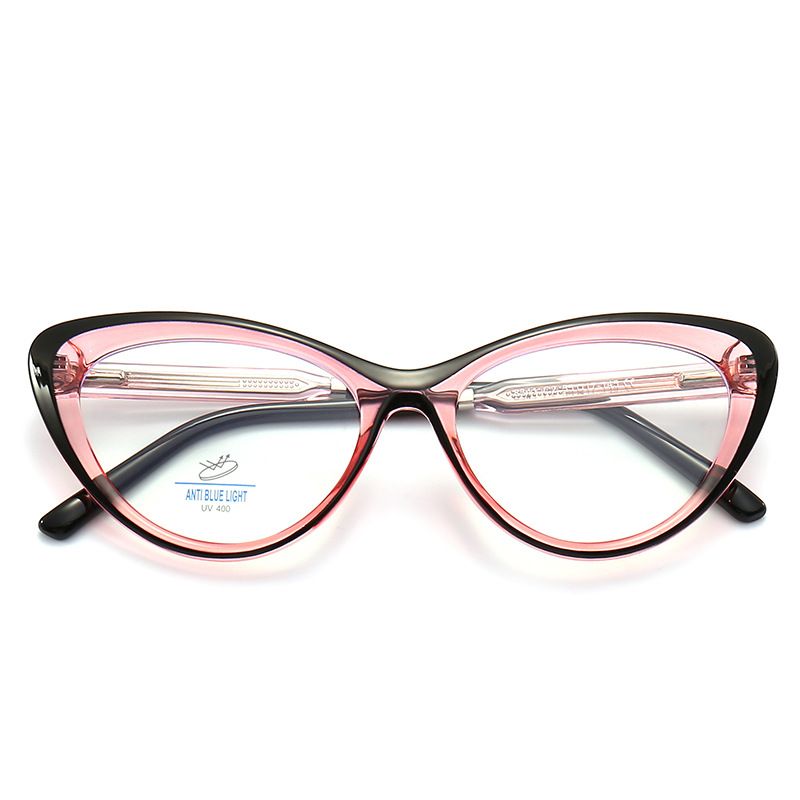 Neu 8341 elastische bein runde, unisex TR90 rahmen, spiegel, anti blaues licht gläser, flache_voghion.com