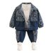 Vêtements pour enfants, costumes d'automne pour garçons 2024, nouveau style pour enfants, style printemps et automne, cool et beau, vêtements en denim pour bébés, célébrités_voghion.com