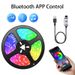5V USB Bluetooth RGB LED Strip Lights With APP Control, 5050 SMD, 18 LEDs/M, DIY Flexible Light Strips For Home Decoration, TV Backlight_voghion.com