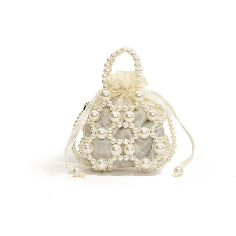 Sac à main pour femme Sac à main en perles Sac à bandoulière en perles Mode Léger Luxe Sac à bandoulière pour téléphone portable_voghion.com
