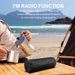 Altoparlante portatile wireless Bluetooth, lettore musicale impermeabile, soundbar, altoparlante stereo, supporta scheda TF, radio FM_voghion.com