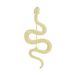 New style niche design snake brooch retro fashion simple all match snake clothing pin accessories anti exposure_voghion.com