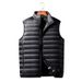 Nová podzimní a zimní lehká péřová bunda pánská vesta krátká módní všestranná zimní oblečení pánská lehká vesta se stojáčkem velkoobchod_voghion.com