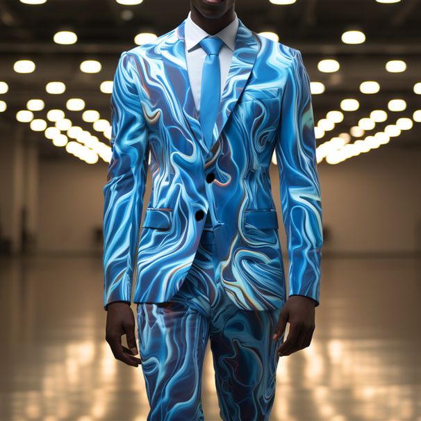 Moška oblačila Obleka s 3D digitalnim tiskanjem, ker sijoča obleka za oder nočnega kluba za zabave_voghion.com