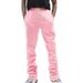Men's Retro Wide-Leg Jogger Pants – Hip-Hop Streetwear With Drawstring Waist & Flared Cuffs, Breathable Polyester Blend_voghion.com