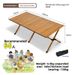 Outdoor Folding Aluminum Alloy Egg Roll Portable Camping And Chairs Stall Picnic Table BBQ Full Set_voghion.com