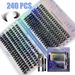 False Eyelashes Thick Single Cluster False Eyelashes Natural 30D40D Eyelashes DIY Segmented Eyelashes False Eyelashes Set_voghion.com