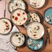 European Style Ceramic Dinner Underglaze Color Hand-painted Household Dish Salad Creative Fruit Steak Flat Plate_voghion.com