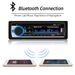 1din MP3 Digital Bluetooth Car Player FM Radio Stereo Audio Music USB/SD With In Dash AUX Input_voghion.com
