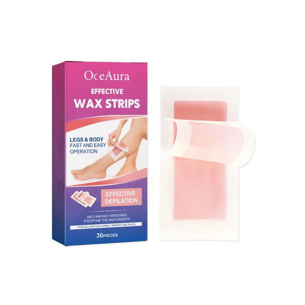 OCEAURA Scented Strips Series Gentle Moisturizing Refreshing Skin Smooth Body Hair Removal Wax Bars_voghion.com
