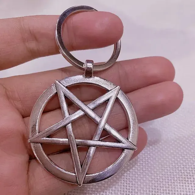 Collier avec pendentif pentagramme inversé à la mode, symbole satanique, amulette unisexe_voghion.com