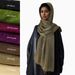 Apparel Accessories High Grade Bright Silk Long Scarf Ethnic Shawl Polyester Muslim Breathable Female Headscarf Hemming Scarf_voghion.com