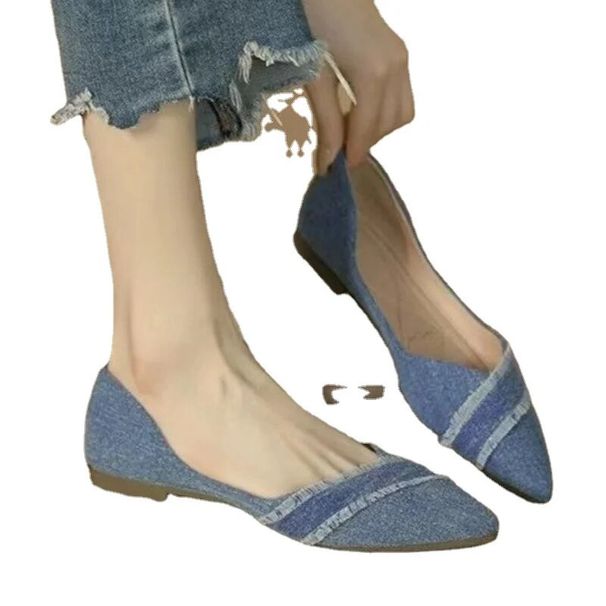 Ženski čevlji Modni večbarvni koničasti visoki peti Mehko pleteni zračni lateks vložek, ki vpija znoj Nedrseča guma_voghion.com