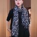 Sciarpa con stampa leopardata Spicy Girl per donna, sciarpa lunga e sottile in seta di alta qualità, stile Pure Desire, scialle_voghion.com