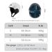 BATFOX Unisex Ski Helmet For Adults - Lightweight ABS Shell With EPS Foam Liner, Warm & Comfortable Snowboarding Helmet For Men & Women_voghion.com