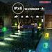 5 Core Rock Speaker Outdoor Waterproof Bluetooth Garden Speakers Solar & USB Charging RGB Colors For Patio Pool & Home_voghion.com