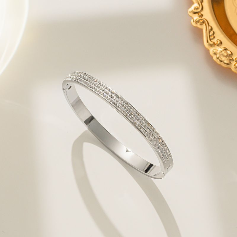 Net Red Temperament Full Of Dia Women;s Titanium Steel Does Not Fade Starry Bracelet Personalized All-match Fashion_voghion.com
