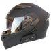 CoolQibao Electric Bluetooth Dual Lens Full Face Motorcycle Helmet With FM_voghion.com