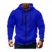 Spring And Autumn Men's Sweatshirt Hoodie Zipper Multi Pocket Embroidered Badge Cardigan Sports Leisure Sweatshirt_voghion.com