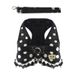 Petit gilet à pois pour animal de compagnie, harnais de poitrine, laisse pour chien_voghion.com