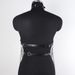 Leder Metall Körperkette Bralette Top Käfig Körpergeschirr Punk Gothic Strumpfband Gurt Verstellbar Fetisch Festival Tanz Rave Exotische Bondage Ausrüstung_voghion.com