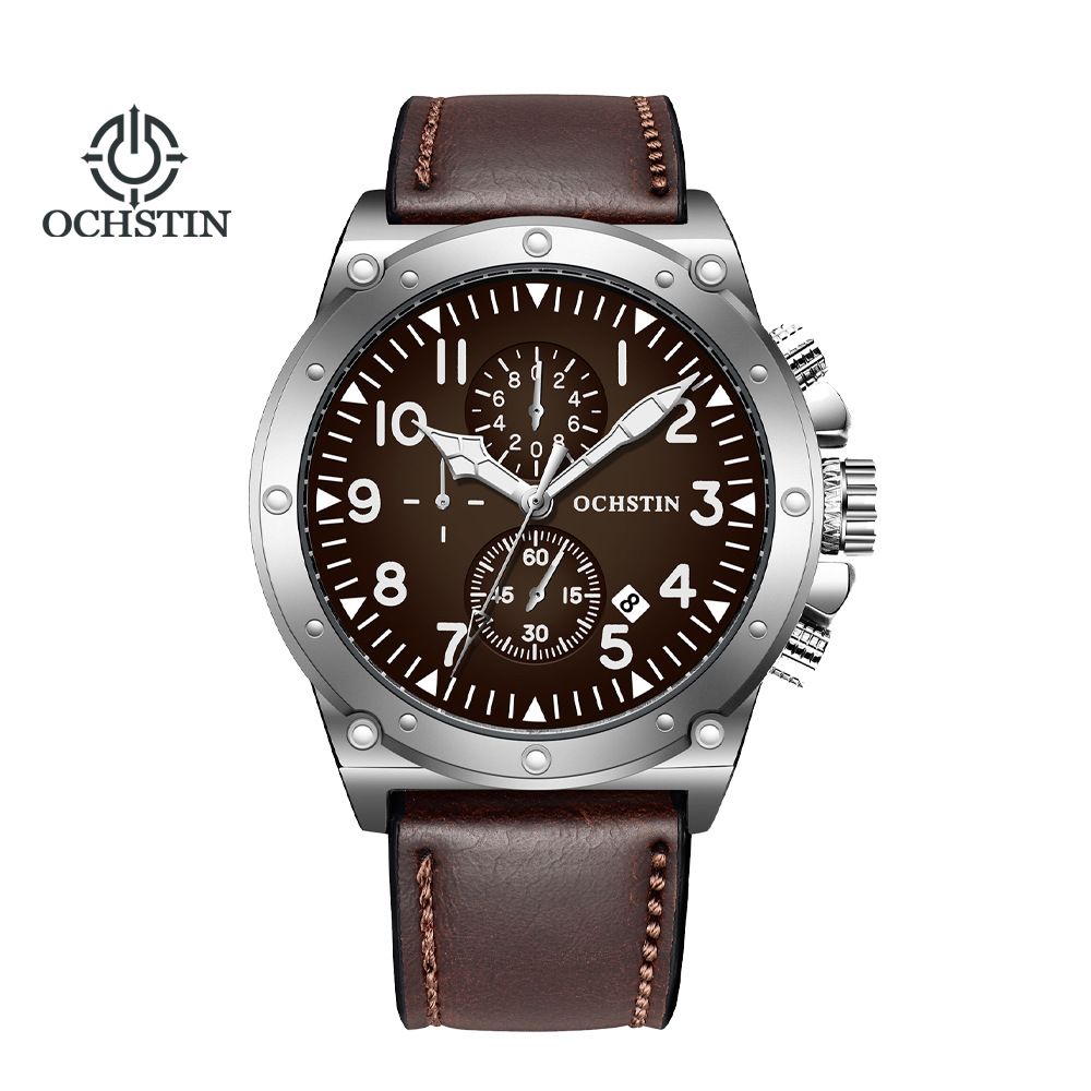 2024 New Augusten Brand Multifunctional Sports Three-Dial Six-Hand Quartz Men's Male Watch_voghion.com