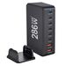 syct New GaN Charger Multi-Port 6C2A Plug 286W Desktop Station PD Fast Adapter Flash Charging Head_voghion.com