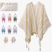 Gradient Color Spring And Summer Thin Openwork Dress, Large Shawl, Women's Ethnic Cloak_voghion.com