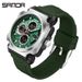 Men's Digital Analog Sports Watch With Multi-Function, Waterproof, LED Backlight, Dual Time, Stopwatch, Alarm, And Date Display Waterproof Watch_voghion.com