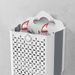 【Hälsosamt material】 Förvaringsvägg Vikbar hängande underkläder Tvättstuga Hem Badrum Korg Badning Kasta smutsiga kläder_voghion.com