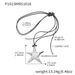 Sugar Cube Niche Retro Irregular Starfish And Patrick Star Pendant Long Leather Rope Sweater Chain Sweet And Cool Exaggerated Clavicle Chain_voghion.com