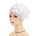Cappello musulmano Cappello turbante floreale oversize in stile etnico Cappello chignon in stile africano Cappello per festa di matrimonio_voghion.com