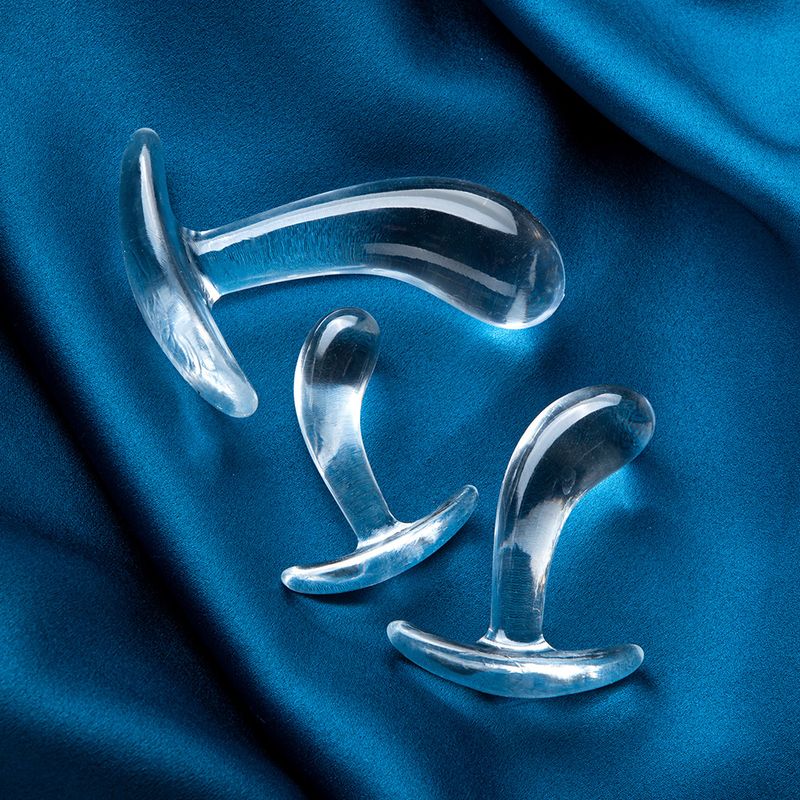 Injection Molded TPE Thumb Three-Piece Set Erotic Back Court Unisex Masturbator Stimulating Anal Plug Adult Products_voghion.com