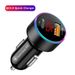 Music Festival 38W Digital Display QC3.0 Single USB Charging+PD Dual Fast Mobile Phone Car Charging Universal For Small_voghion.com