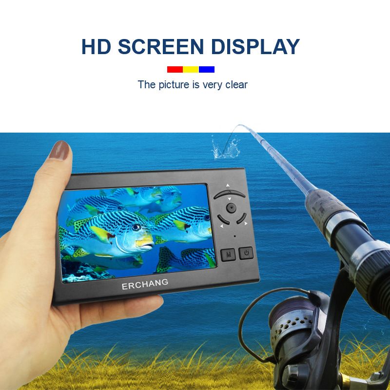 Visual Color HD Underwater Camera 4.3-inch Fish Finder Fishing Artifact_voghion.com