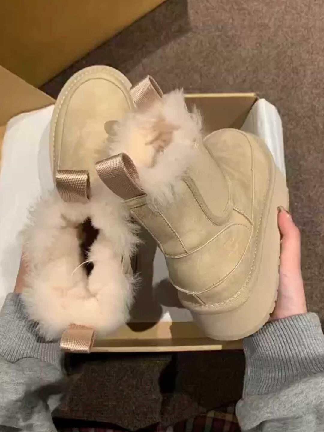 Größer machende Damenstiefel aus echtem Leder_voghion.com