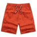 Lässige Fünf-Punkt-Strandshorts für Herren mit großem Kopf, lockere, elastische, halblange, schnelltrocknende Hose für zu Hause_voghion.com