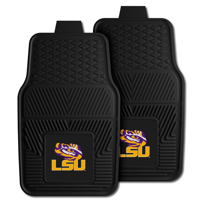 LSU 2-pc Vinyl Car Mats 17"x27"_voghion.com