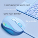 Wired Gaming Mouse Ro Customization, E-Sports Dedicated, Office Silent, Compatible With PC, Laptop, Desktop, USB_voghion.com