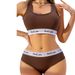 Bra And Set For Women Bikini Sports Underwear Pure Cotton Triangle Panties_voghion.com