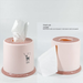 Hochwertiger zylindrischer Taschentuchhalter für den Schreibtisch, runde Papierrollenbox für Zuhause, Wohnzimmer, Toilette, Badezimmer_voghion.com