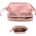 Women's cloud shaped makeup bag with double-layer design, portable for business trips, travel, toiletries, makeup supplies, toiletries, storage bag_voghion.com