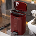 Poubelle de salon légère et luxueuse, avec pédale, pour toilettes, salle de bain et chambre à coucher, avec couvercle, grande taille_voghion.com