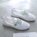 White For Women Summer 2025 New Casual Hollow Breathable Mesh Shoes Flat Sneakers Thin Korean Style Versatile_voghion.com