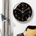 Yipula 6278 Wall Living Room Simple Marble Texture Nordic Fashion Home Quartz Clock_voghion.com
