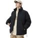 Clothing 2024 Winter New Stand Collar Men's Loose Thickened Warm Trendy Puffer Jacket Cotton Coat_voghion.com
