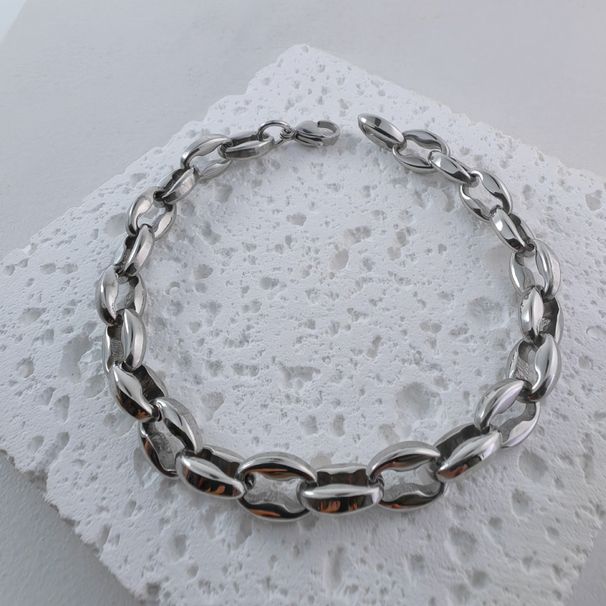 Collana da uomo fatta a mano con catena alla moda e d'atmosfera, con catena dell'imperatore, in acciaio inossidabile e titanio._voghion.com