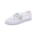 White For Women Summer 2025 New Casual Hollow Breathable Mesh Shoes Flat Sneakers Thin Korean Style Versatile_voghion.com